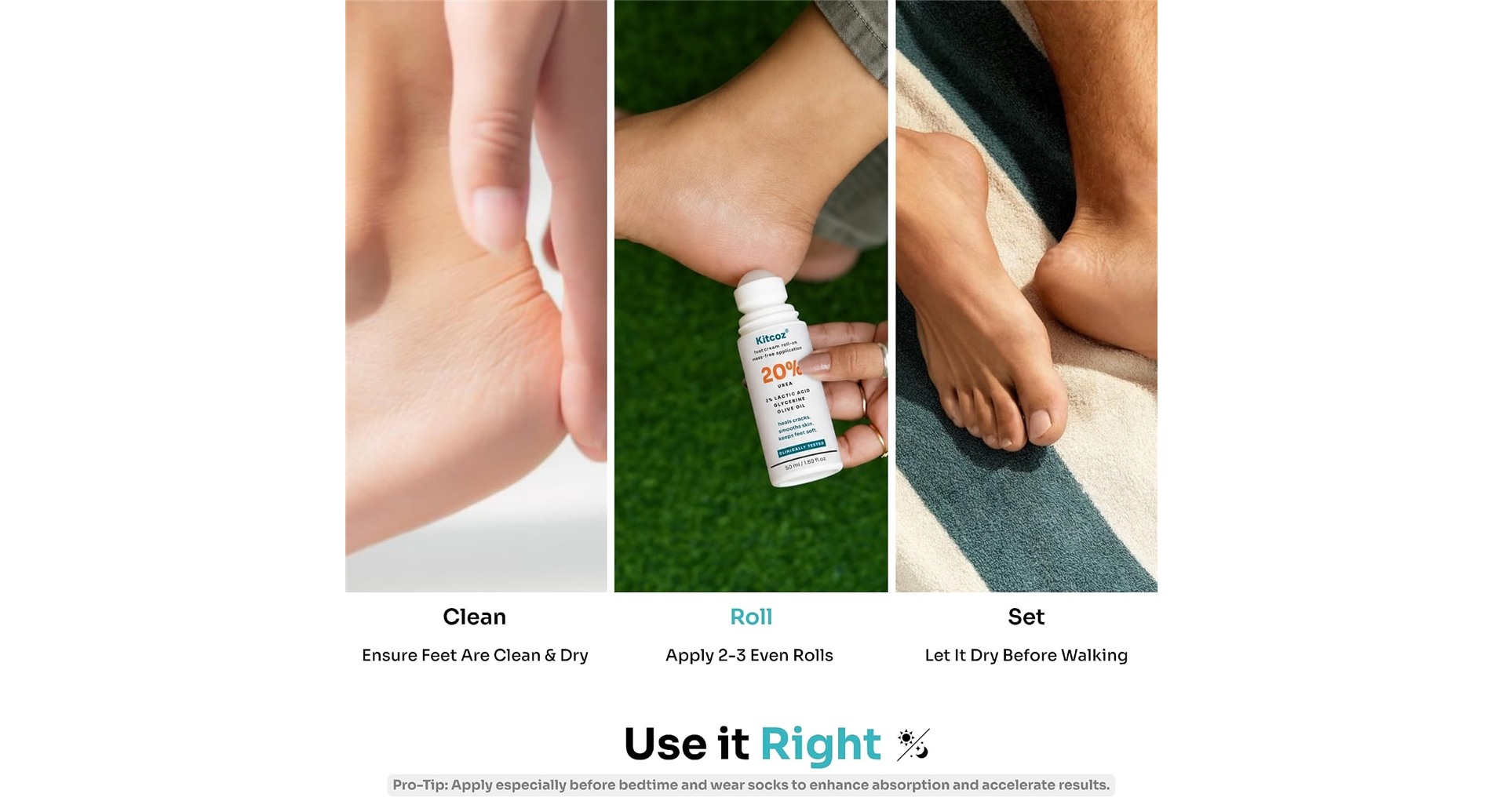 Kitcoz Foot Cream Roll On