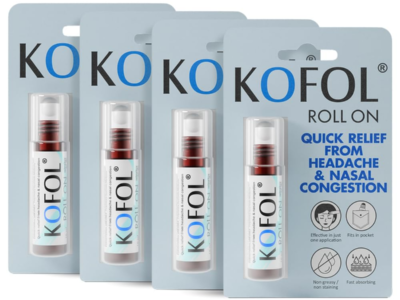 Kofol Ayurvedic Roll-On pack front view
