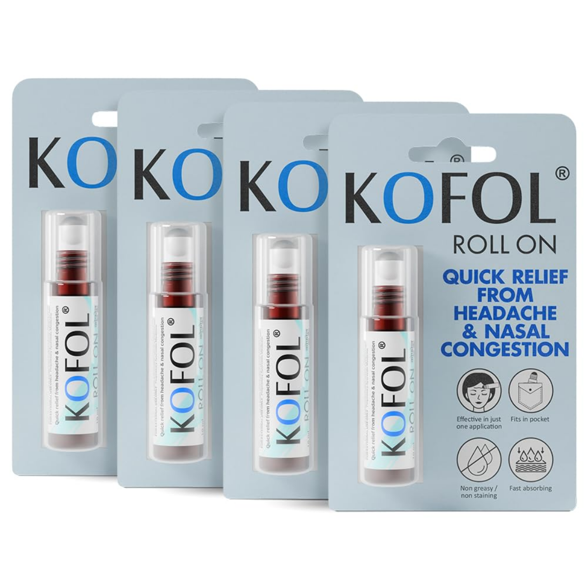 Kofol Ayurvedic Roll-On pack front view