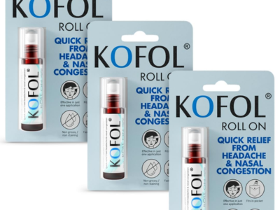 Kofol Ayurvedic Roll-On pack side view