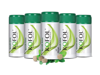 Kofol Chewable Tablets pack side view