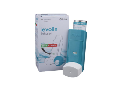 Levolin 50mcg Inhaler pack front view
