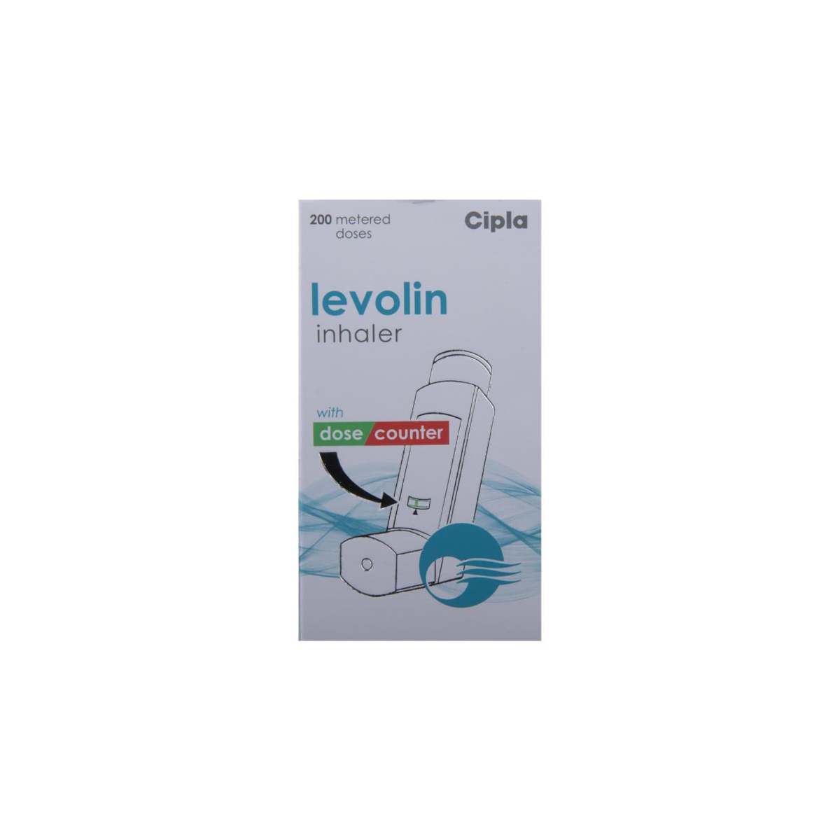 Levolin 50mcg Inhaler pack side view