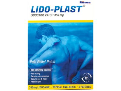 Lido-Plast Lidocaine 350mg/12h Transdermal Patch