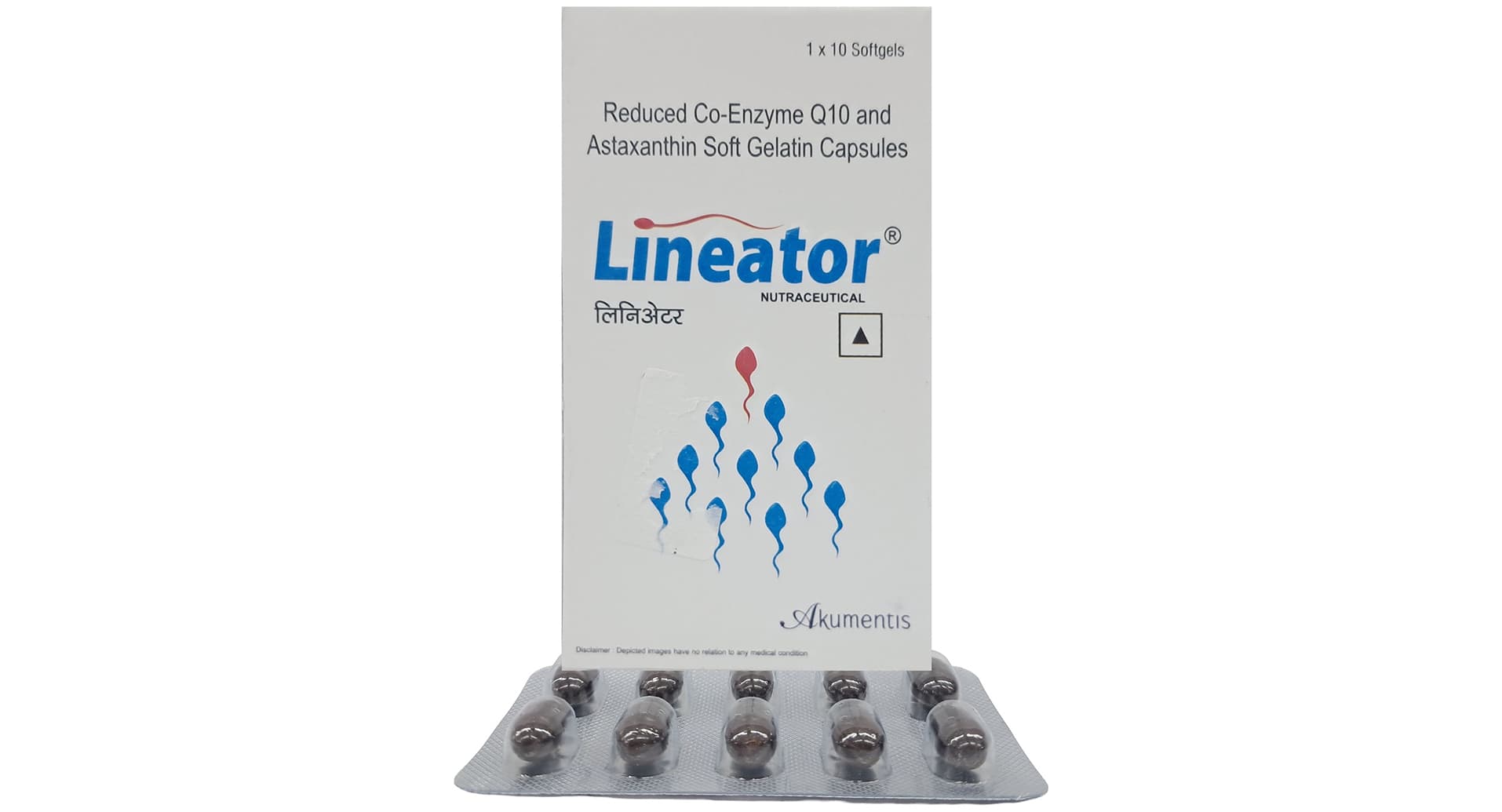 Lineator Astaxanthin and Reduced CoQ10 Capsule
