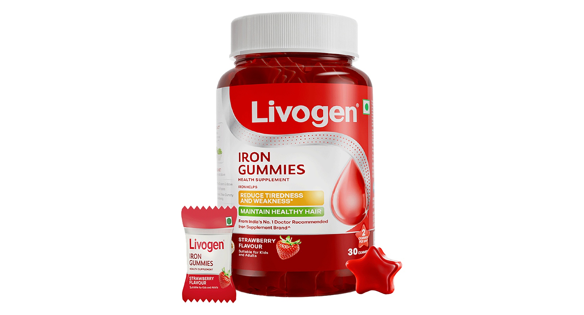 Livogen Iron 6.5mg Gummies