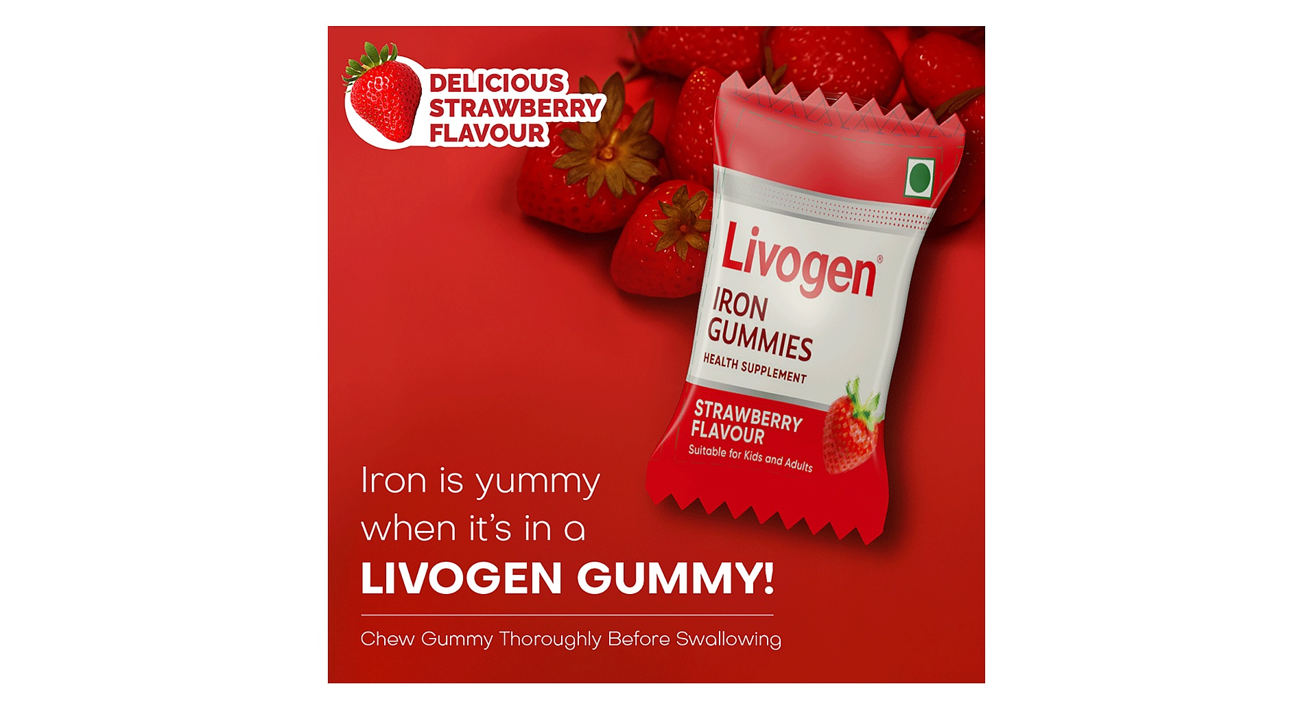 Livogen Iron 6.5mg Gummies