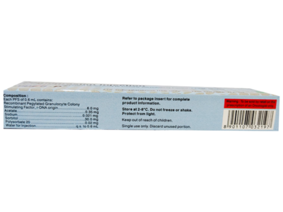 Lupifil P 6mg Injection pack side view