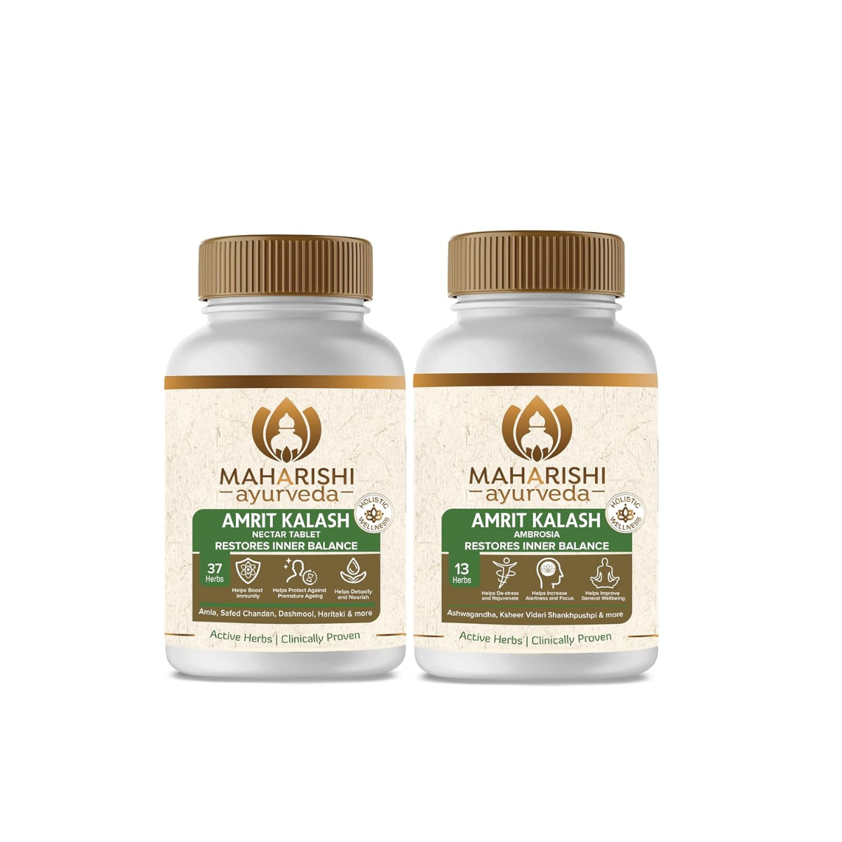 Maharishi Ayurveda Amrit Kalash pack side view