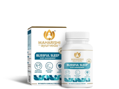 Maharishi Ayurveda Blissful Sleep Tablet pack side view