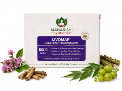 Maharishi Ayurveda Livomap Tablet pack side view