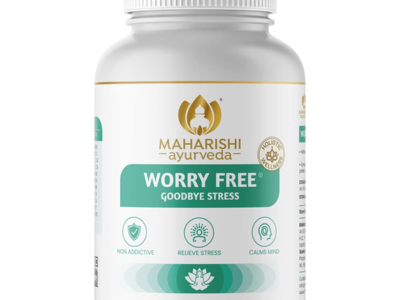 Maharishi Ayurveda Worry Free Tablet pack front view