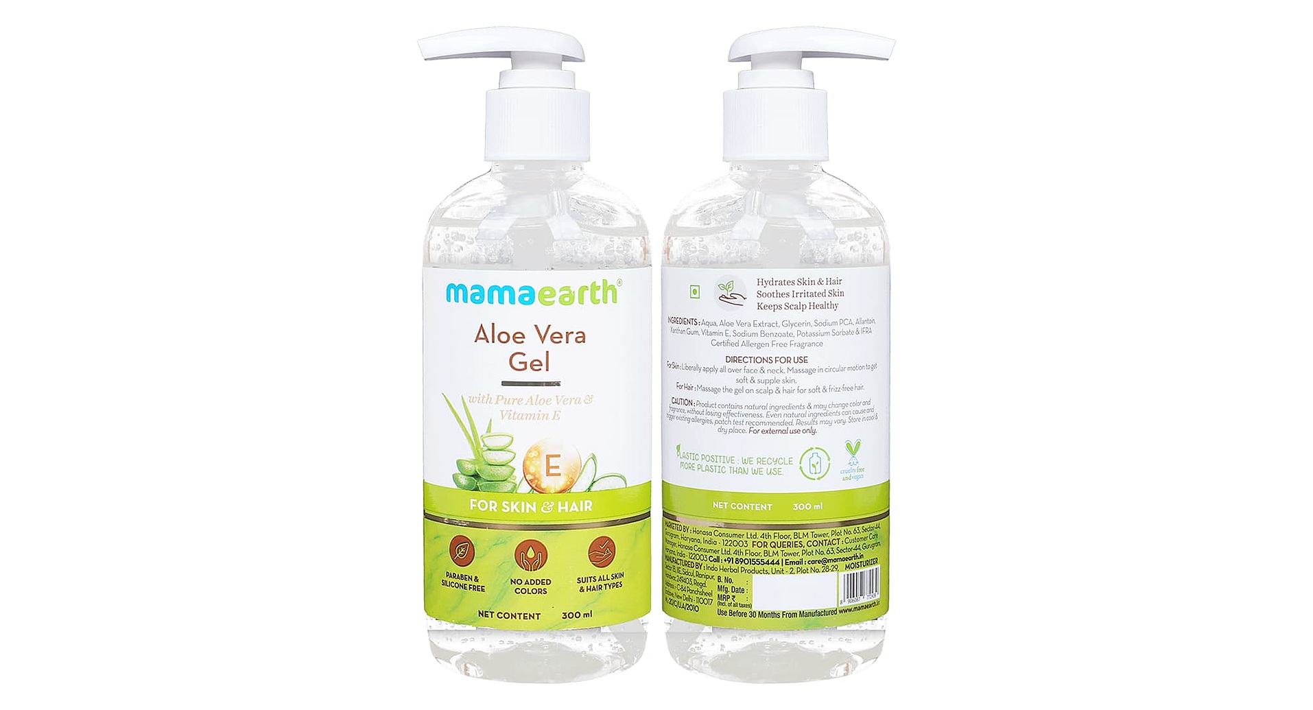 Mamaearth Aloe Vera Gel with Vitamin E