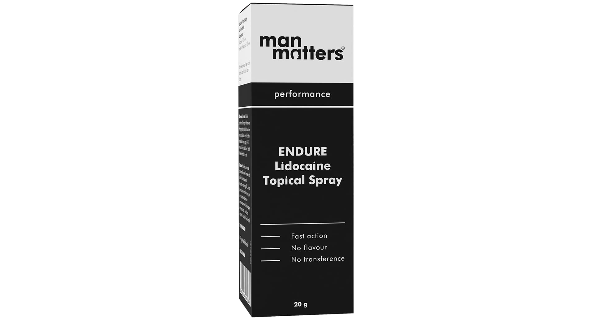 Man Matters Performance Endure Lidocaine Topical Spray