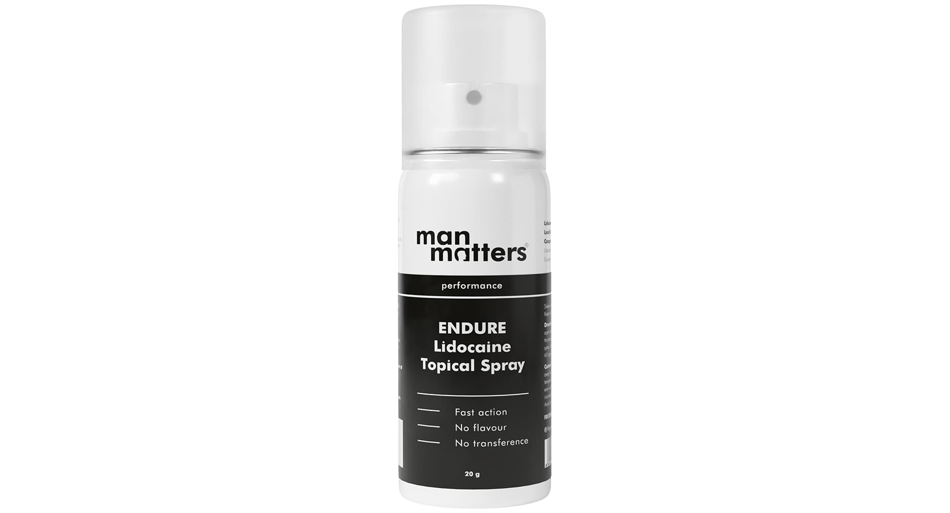 Man Matters Performance Endure Lidocaine Topical Spray