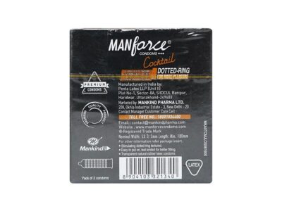 Manforce Cocktail Condoms Chocolate and Hazelnut Flavoured