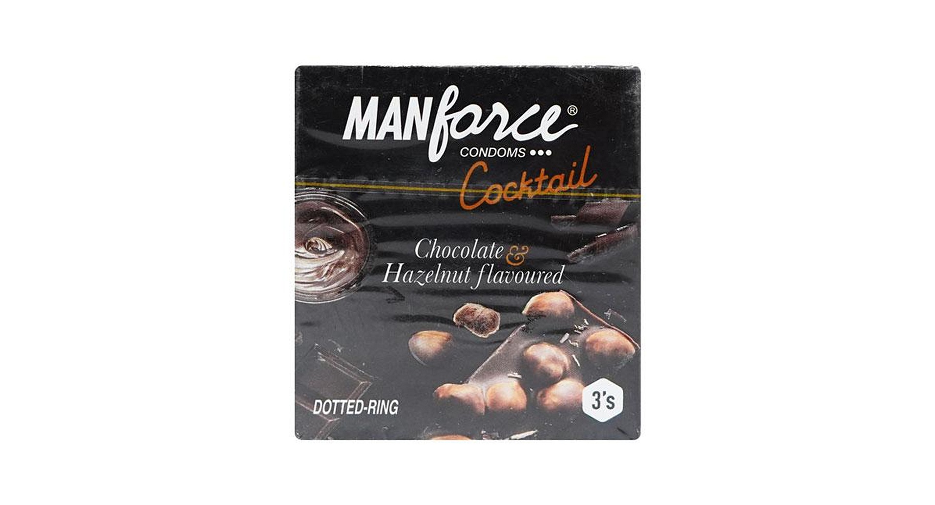Manforce Cocktail Condoms Chocolate and Hazelnut Flavoured