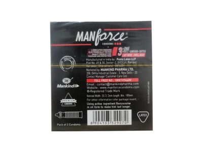 Manforce Overtime Condoms Orange Flavoured