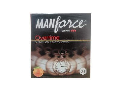 Manforce Overtime Condoms Orange Flavoured