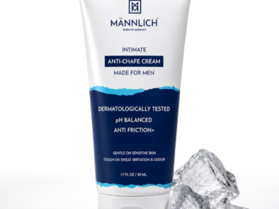 Mannlich Intimate Anti-Chafe Cream for Men pack front view