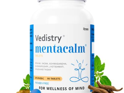 Vedistry Mentacalm Ayurvedic Tablets pack front view