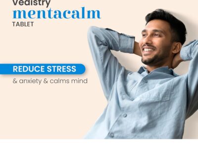 Vedistry Mentacalm Ayurvedic Tablets pack side view