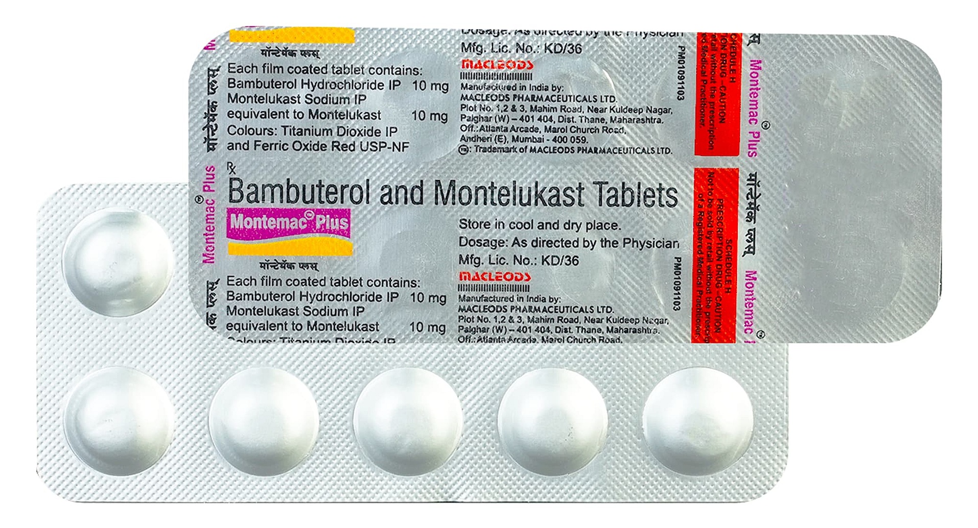 Montemac Plus 10mg/10mg Tablet