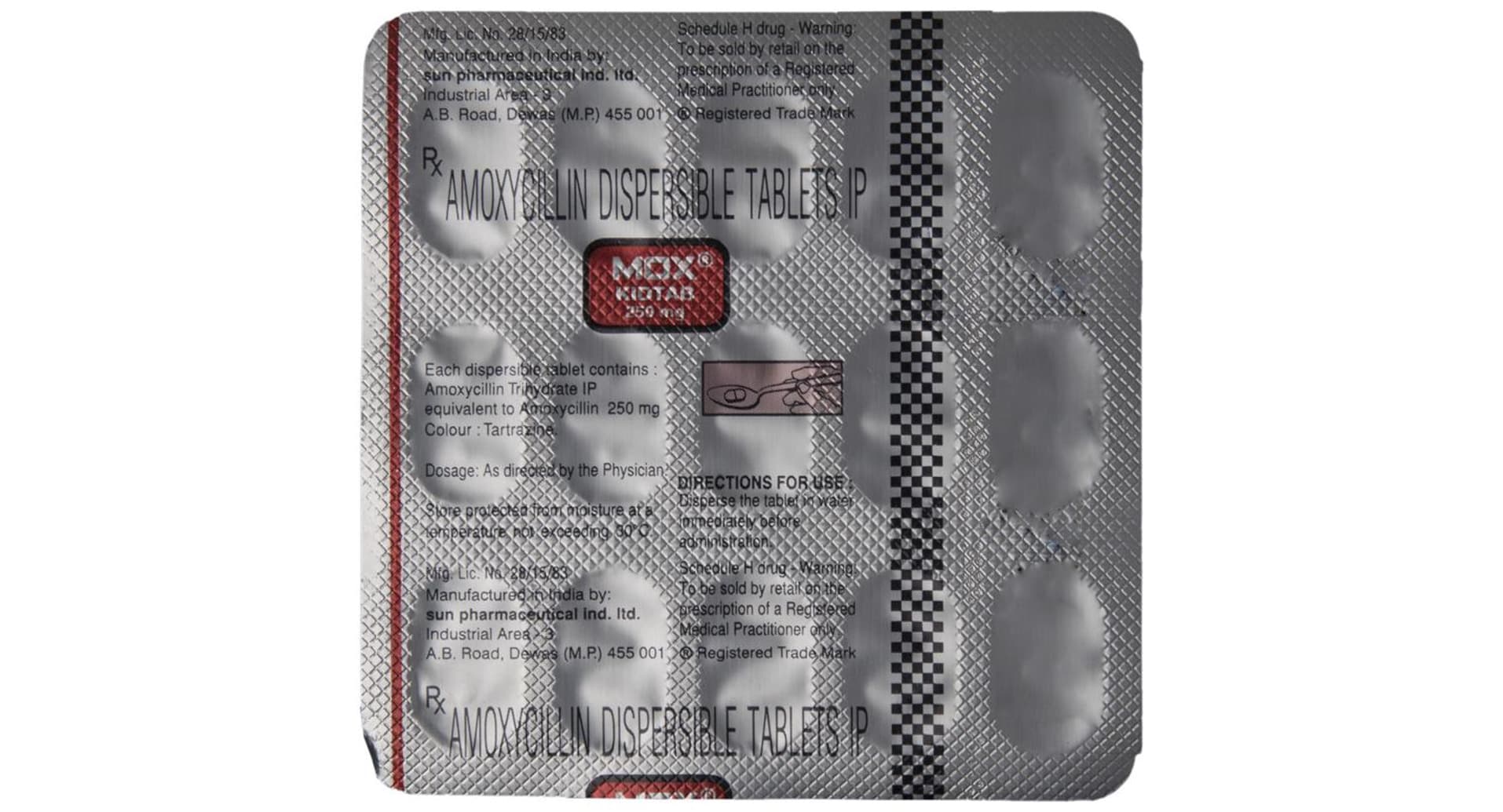 Mox Kid 250mg Tablet