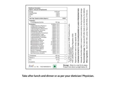 MPLGVIT Premium Probiotic 50 Billion CFU Capsules