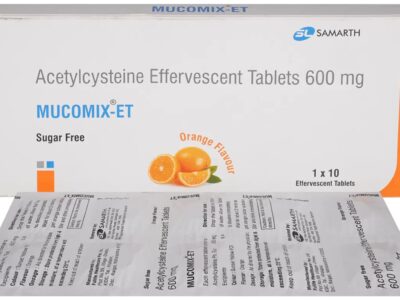 Mucomix ET 600mg Effervescent Tablet