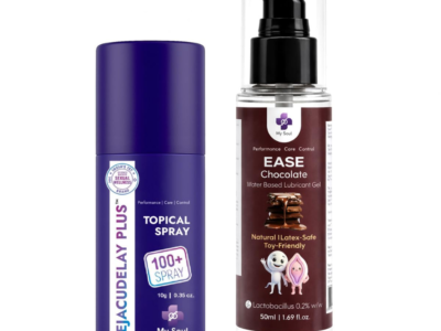 My Soul Chocobliss Lubricant Gel and Delay Spray Combo