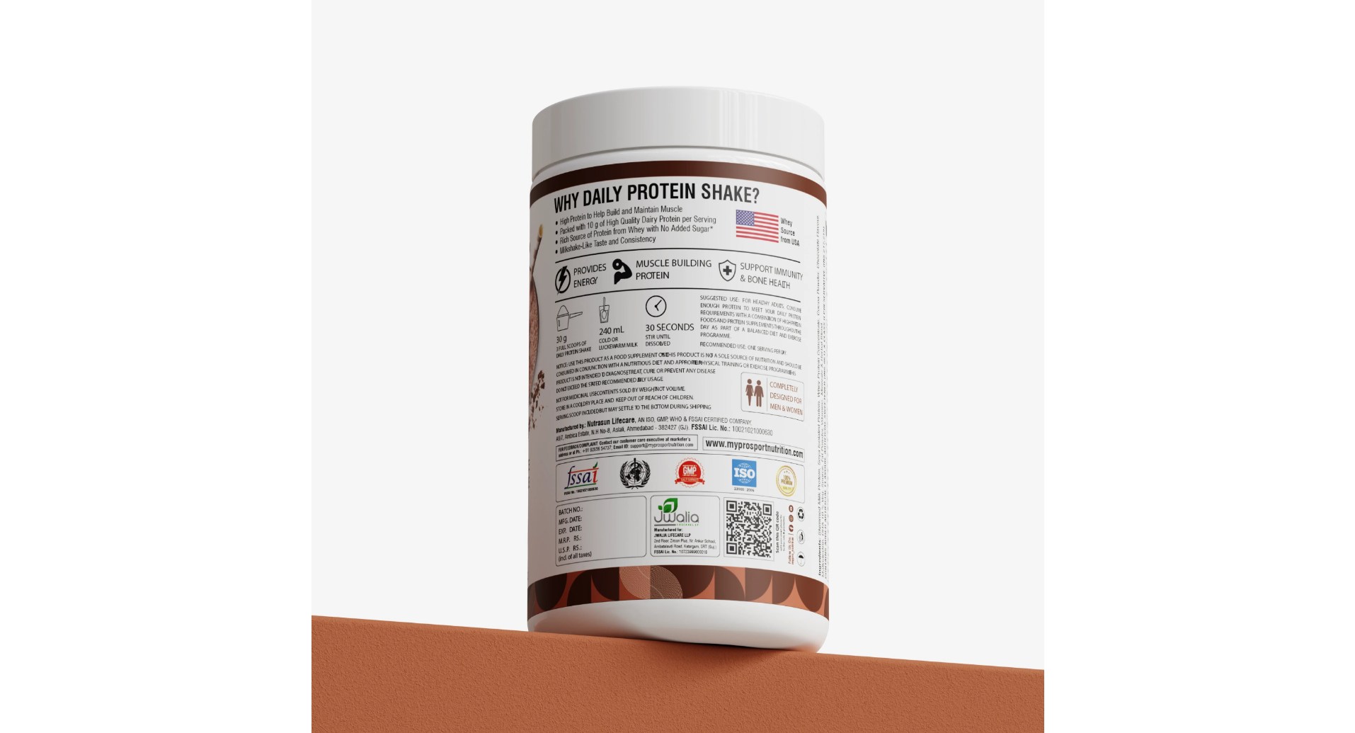MyPro Sport Nutrition Daily Protein Shake Powder