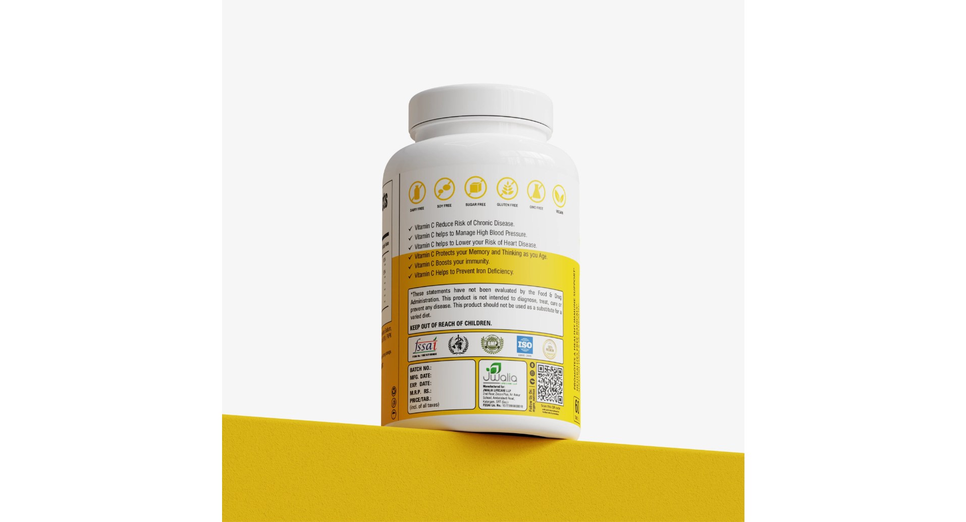 MyPro Sport Nutrition Vitamin C with Zinc Magnesium and D3 Chewable Tablets