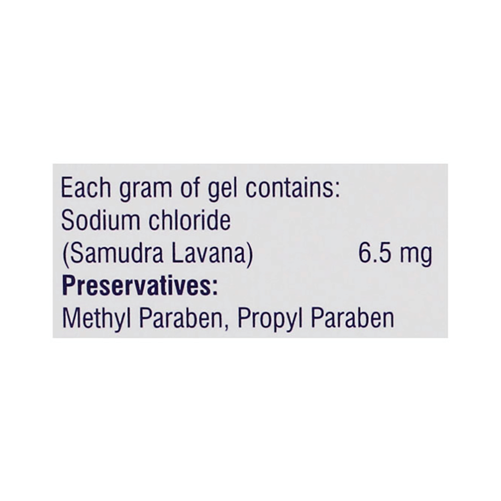 Nasoclear Gel composition per gram
