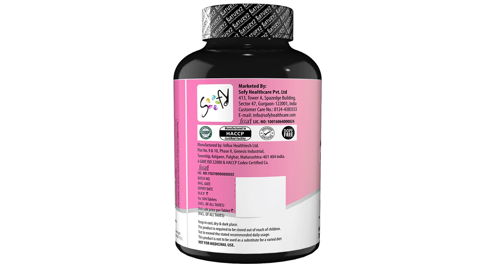 Naturyz L-Glutathione Complex with Skin Peptide Tablet