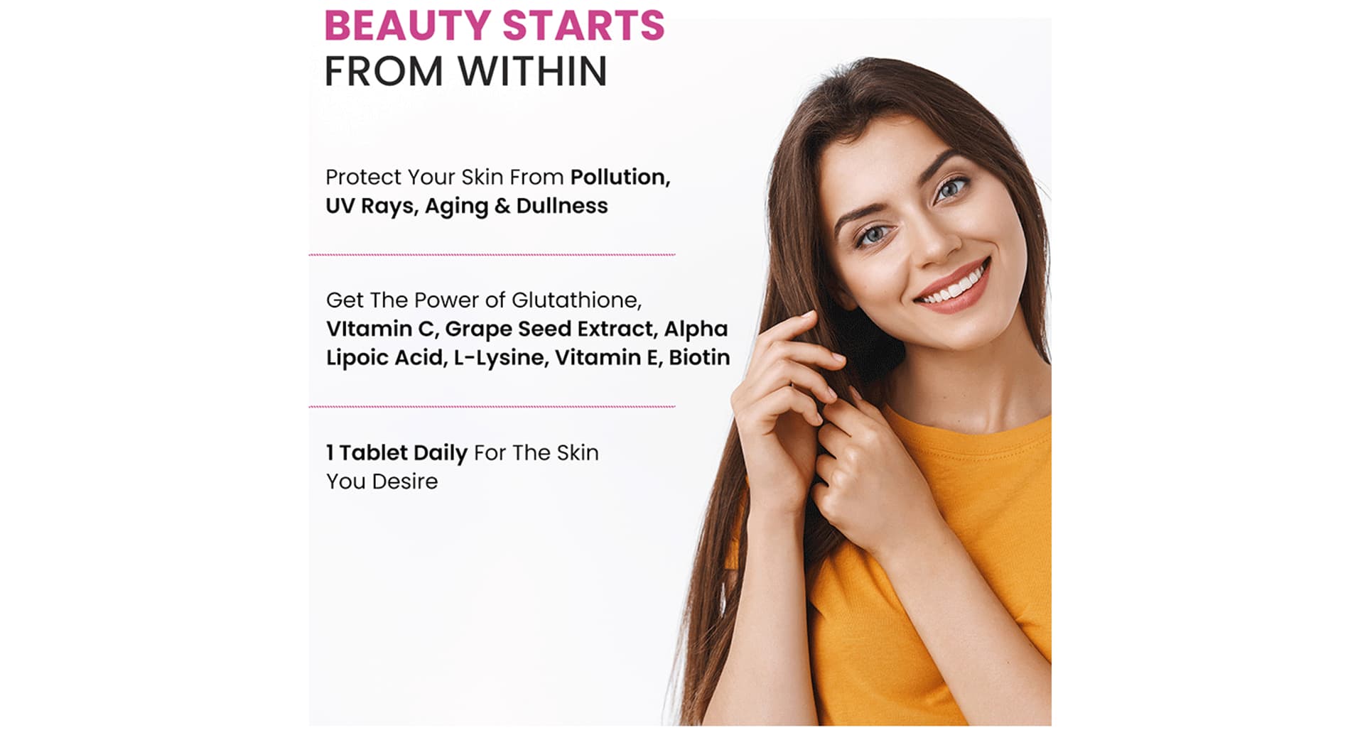 Naturyz L-Glutathione Complex with Skin Peptide Tablet
