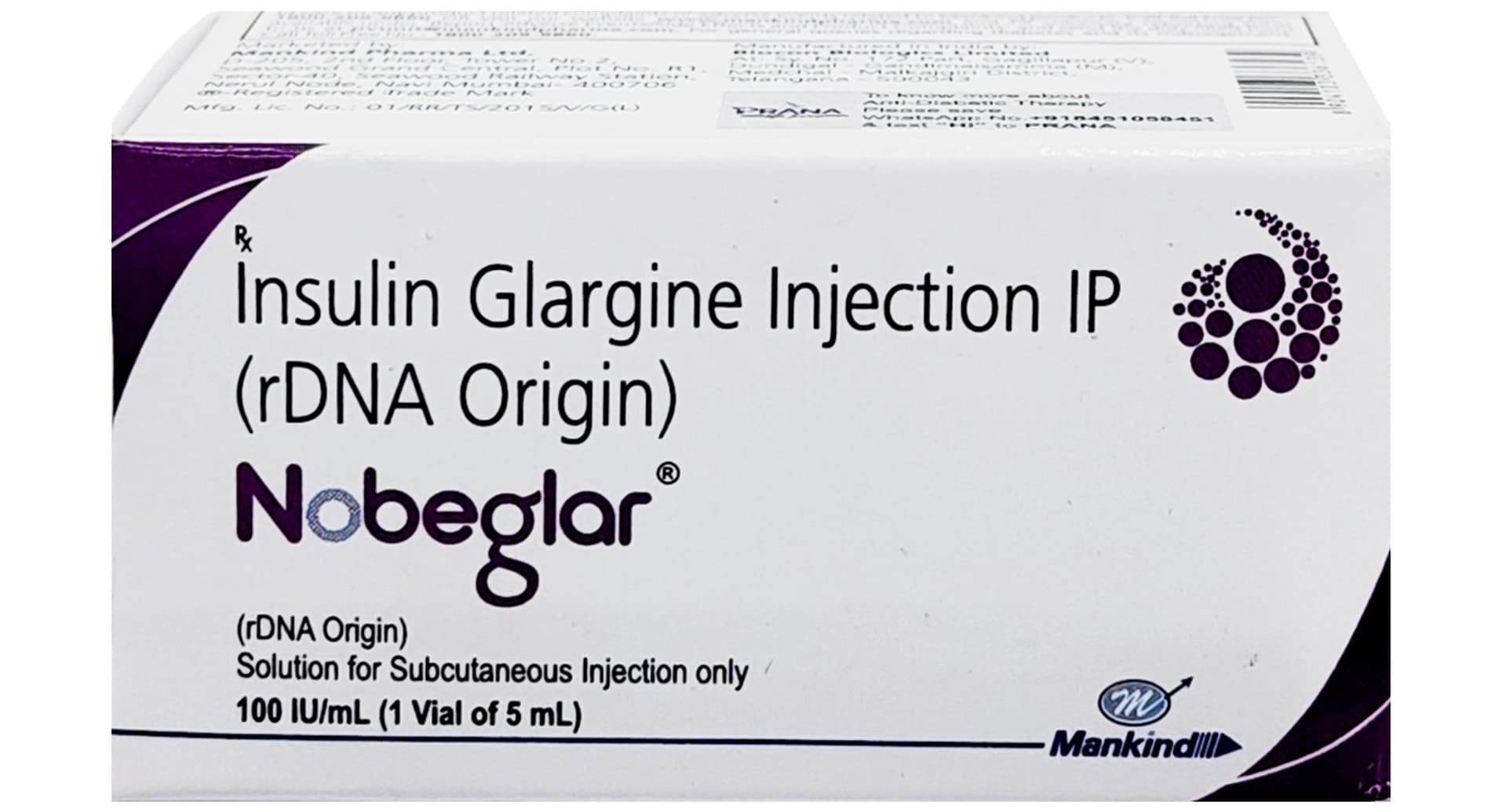 Nobeglar 100IU/ml Solution for Injection
