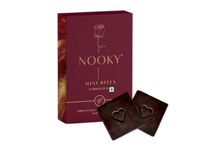 NOOKY Mini Bites Dark Chocolate with Saucy Scratch Card