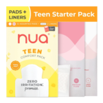 Nua Teen Comfort Sanitary Pads box front
