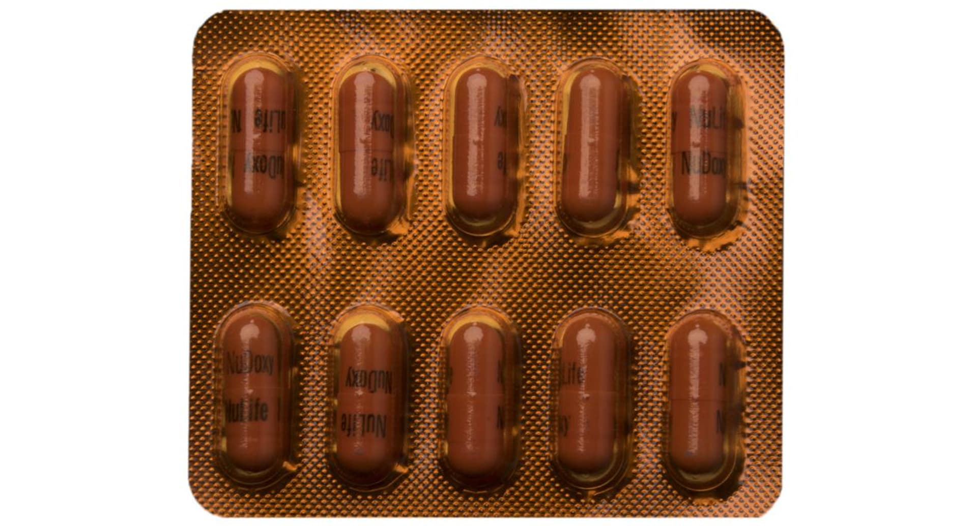 Nudoxy 100mg Capsule pack back view