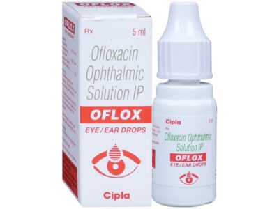 Oflox Eye Drop 5ml Ofloxacin Ophthalmic Solution by Cipla - image 1