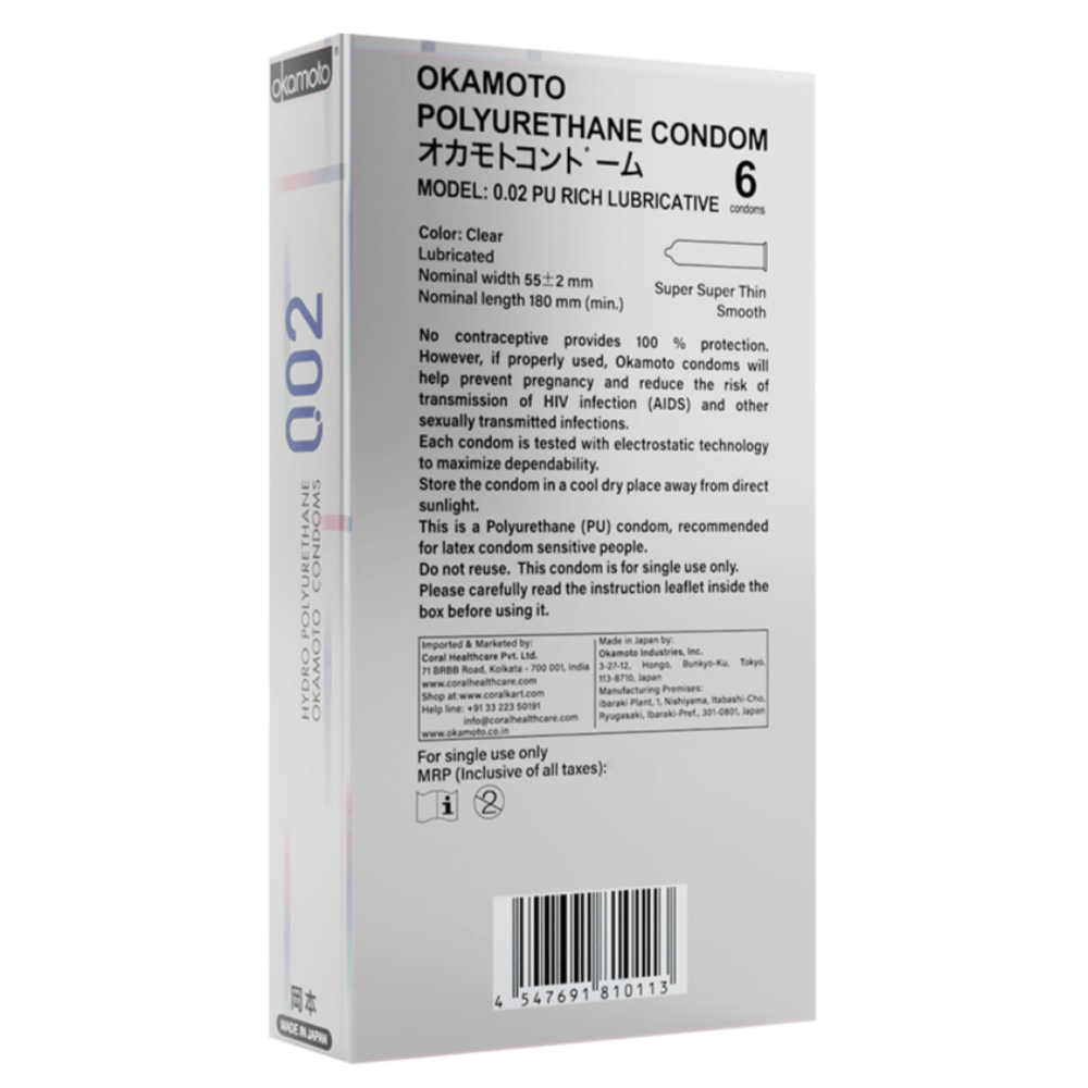 Okamoto 0.02 Rich Lubricative Condom