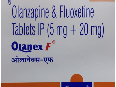 Olanex F Fluoxetine 20mg Olanzapine 5mg Tablet pack front view