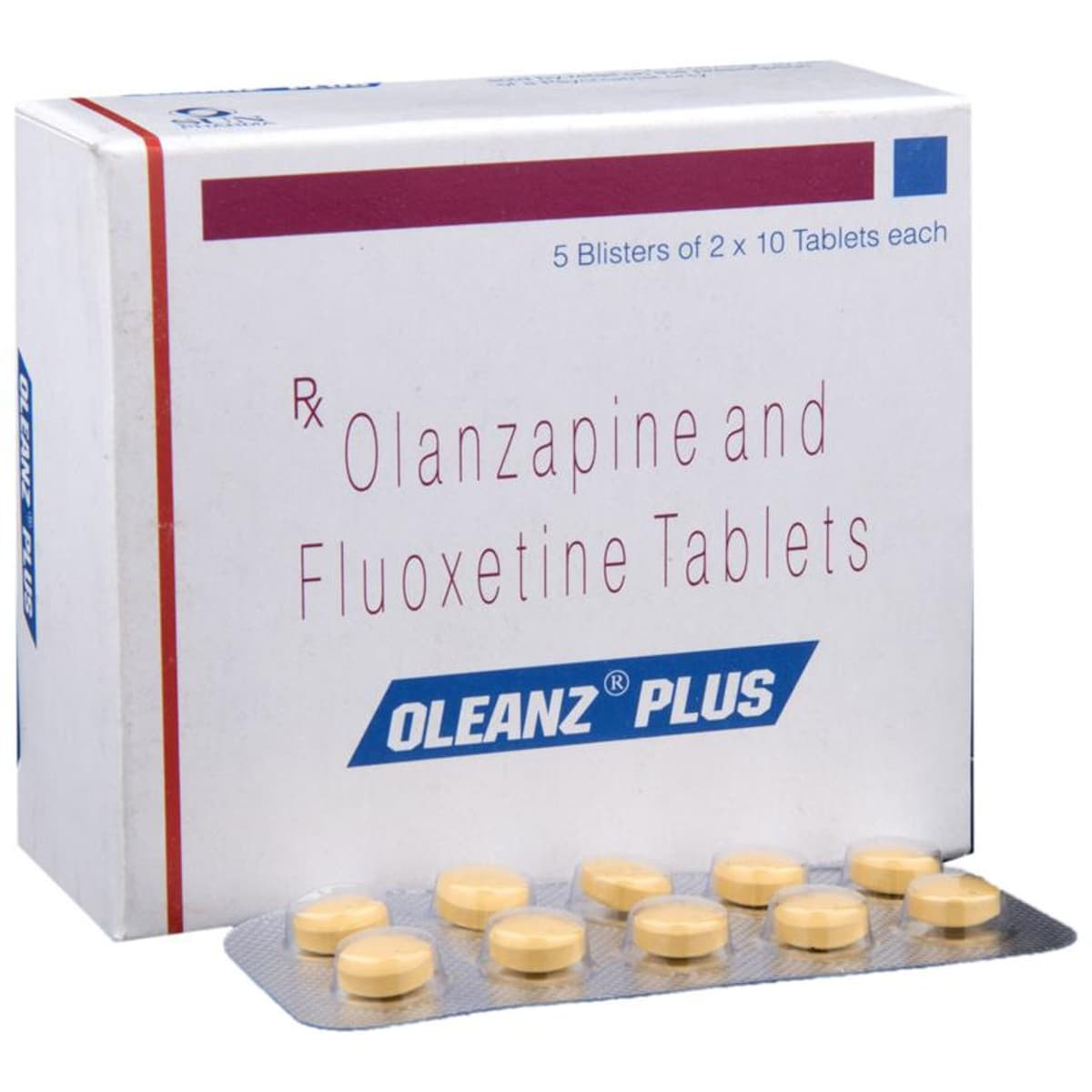 Oleanz Plus Fluoxetine 20mg Olanzapine 5mg Tablet pack front view