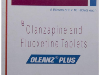 Oleanz Plus Fluoxetine 20mg Olanzapine 5mg Tablet pack side view