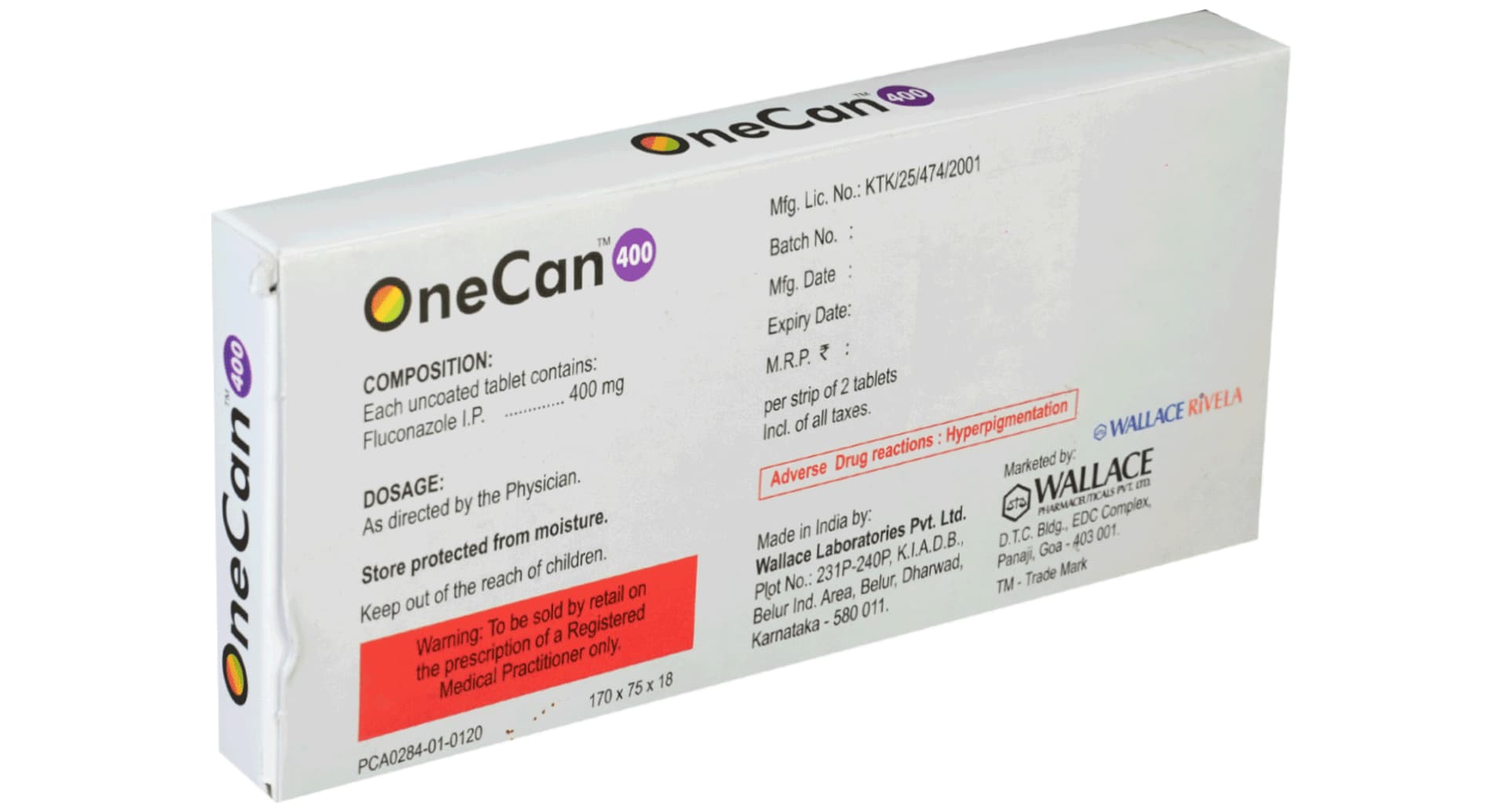 Onecan 400mg Tablet
