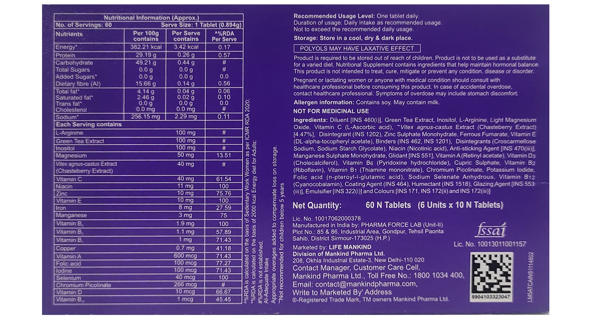 Ovabless Tablet