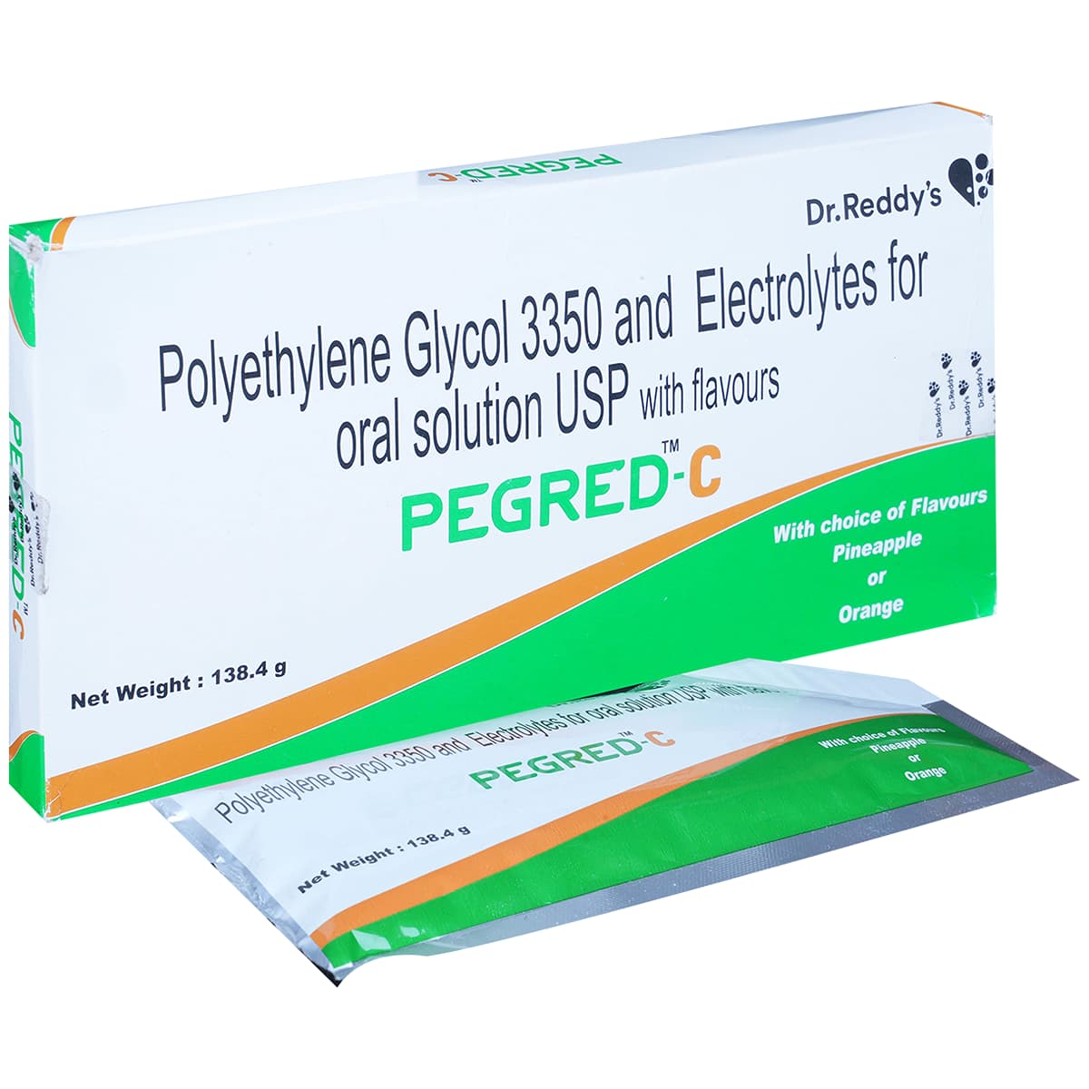 Pegred-C Powder pack front view