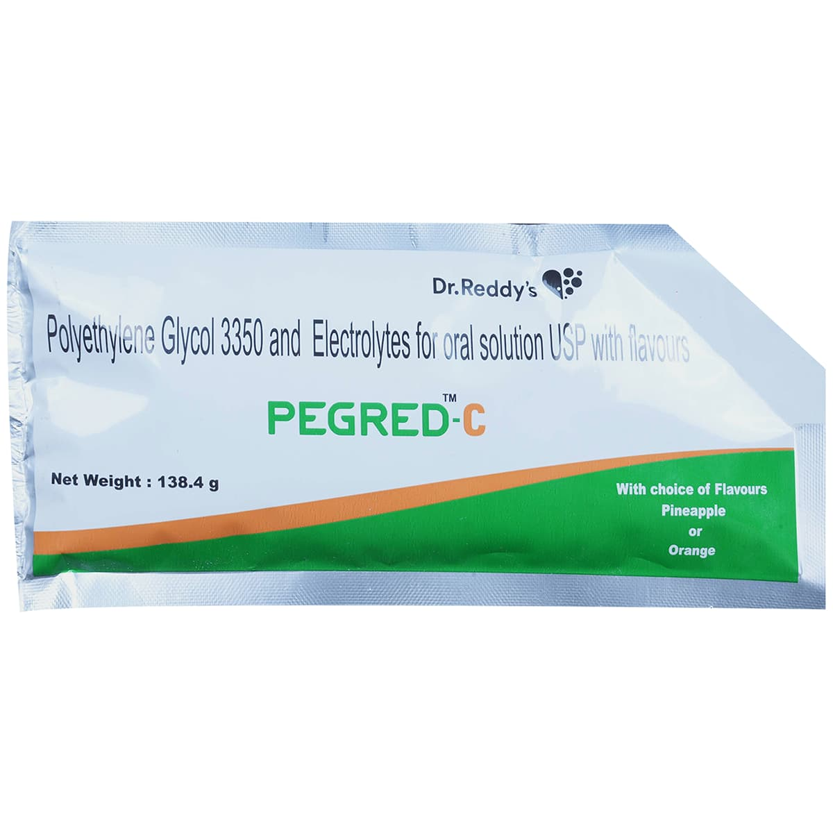 Pegred-C Powder pack side view