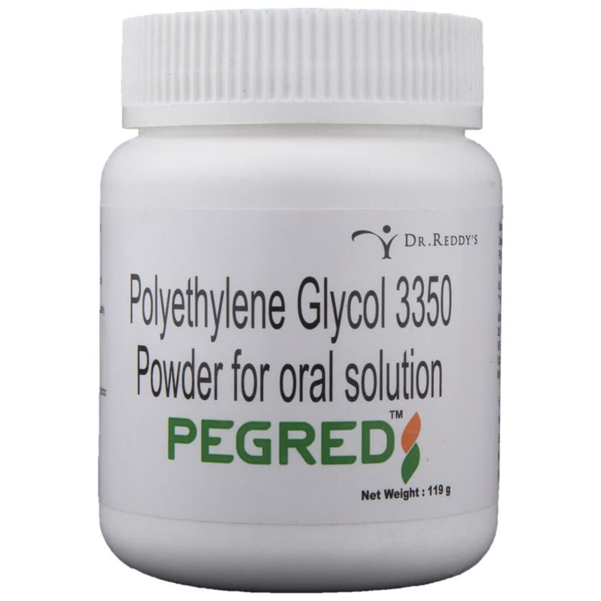 Pegred Polyethylene Glycol 3350 Oral Solution Powder pack front view